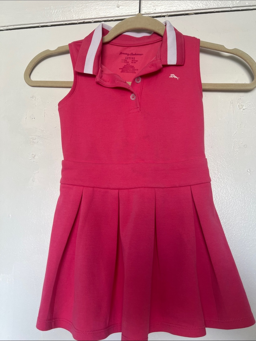 Tommy bahama Pink Sleeveless Pleated Dress sz4